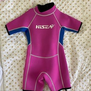 Toddler wet suit